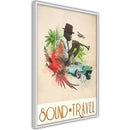 Poster - Exotic Travel  - wit