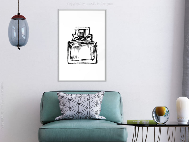 Poster - Vial  - wit