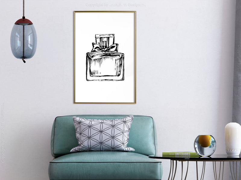 Poster - Vial  - goud