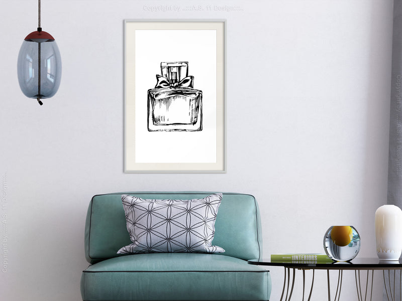 Poster - Vial  - wit passepartout