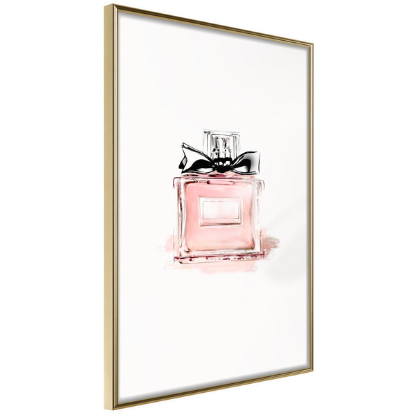 Poster - Pink Scent  - goud