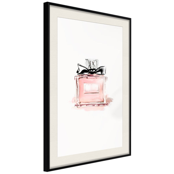 Poster - Pink Scent  - zwart passepartout