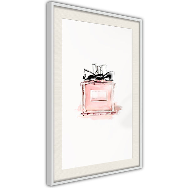 Poster - Pink Scent  - wit passepartout