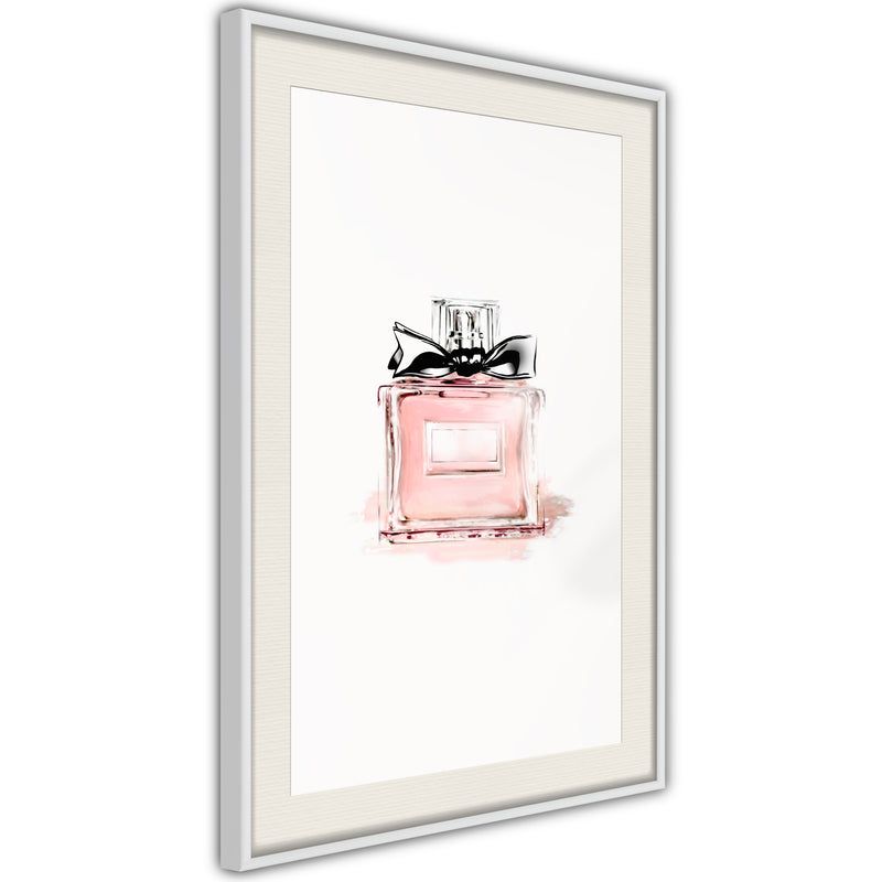 Poster - Pink Scent  - wit passepartout