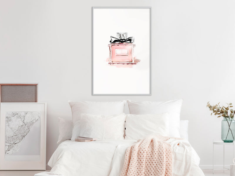 Poster - Pink Scent  - wit