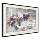 Poster - Flower Delivery  - zwart passepartout