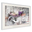 Poster - Flower Delivery  - wit passepartout