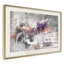 Poster - Flower Delivery  - goud passepartout
