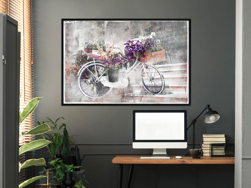 Poster - Flower Delivery  - zwart