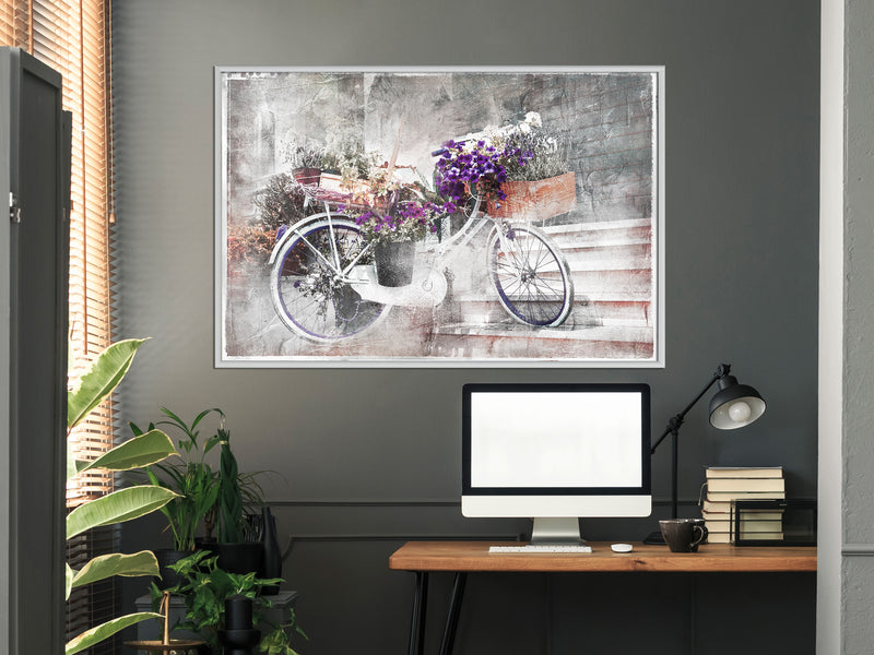 Poster - Flower Delivery  - wit