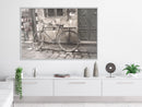 Poster - Old Bicycle  - wit