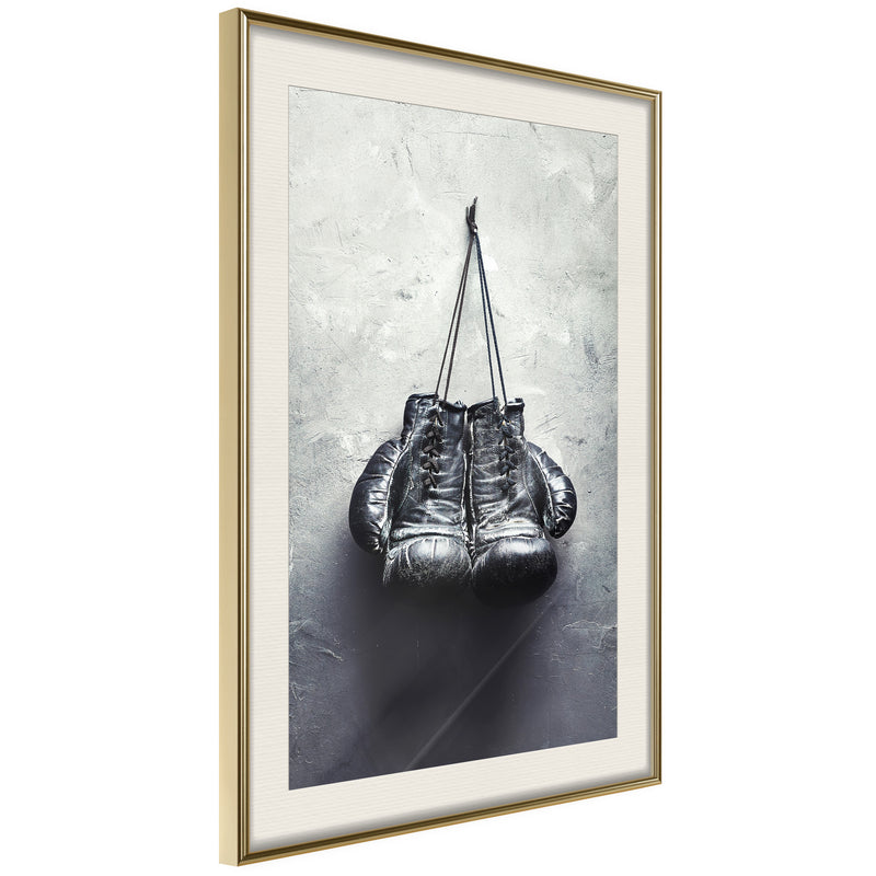 Poster - Retirement  - goud passepartout