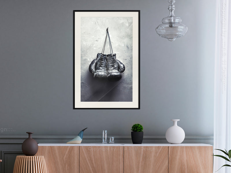 Poster - Retirement  - zwart passepartout