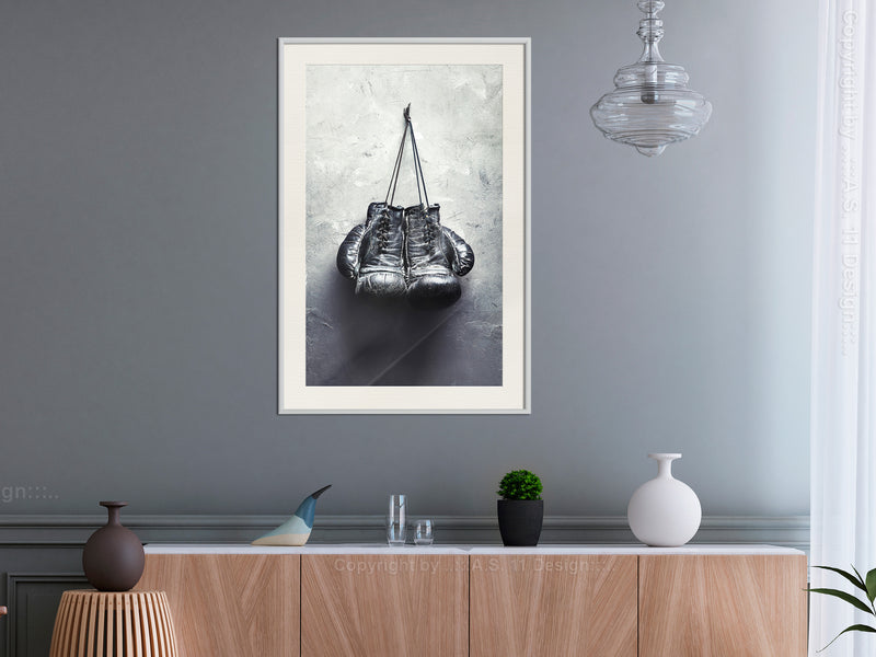 Poster - Retirement  - wit passepartout