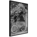 Poster - Bicycle with White Tires  - zwart