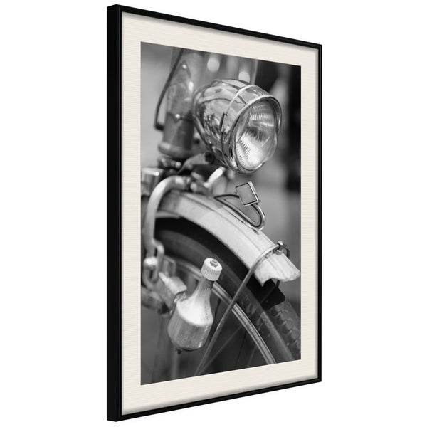Poster - Lamp and Dynamo  - zwart passepartout
