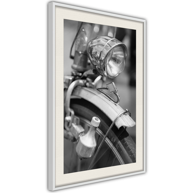 Poster - Lamp and Dynamo  - wit passepartout