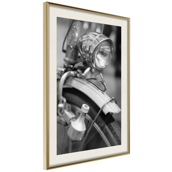 Poster - Lamp and Dynamo  - goud passepartout