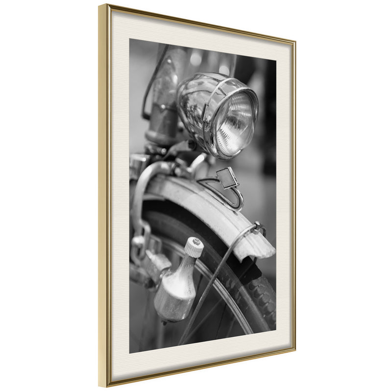Poster - Lamp and Dynamo  - goud passepartout