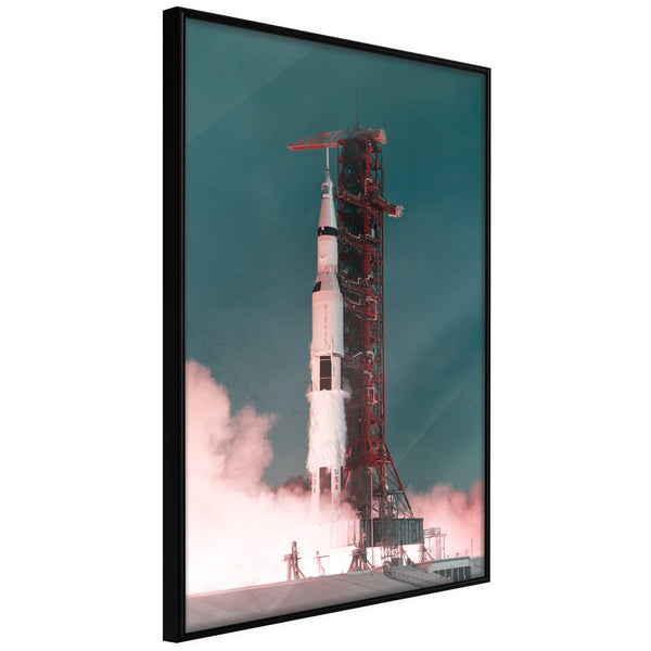 Poster - Launch into the Unknown  - zwart