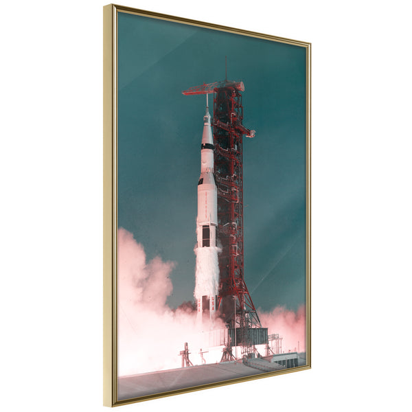 Poster - Launch into the Unknown  - goud