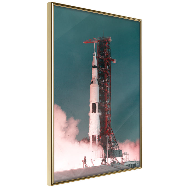 Poster - Launch into the Unknown  - goud