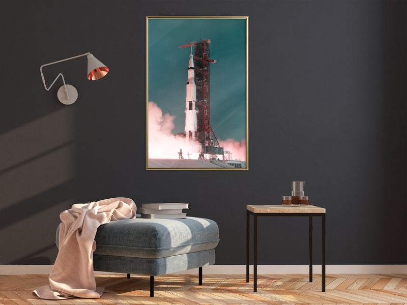 Poster - Launch into the Unknown  - goud