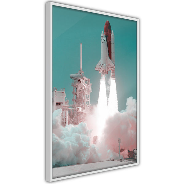 Poster - Leaving the Earth  - wit