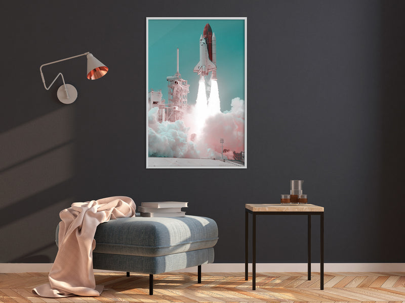 Poster - Leaving the Earth  - wit