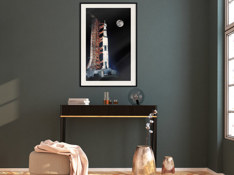 Poster - Cosmodrome  - zwart passepartout