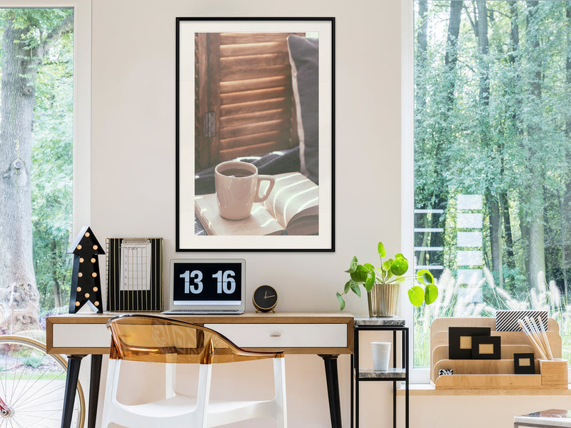 Poster - Sunday Morning  - zwart passepartout