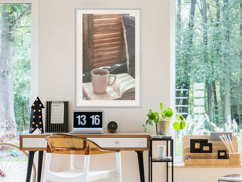 Poster - Sunday Morning  - wit passepartout