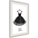 Poster - LBD  - wit passepartout