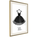 Poster - LBD  - goud passepartout