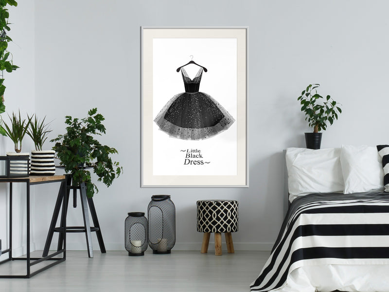 Poster - LBD  - wit passepartout