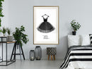 Poster - LBD  - goud passepartout