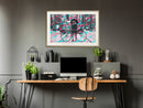 Poster - Interspecies Love  - goud passepartout