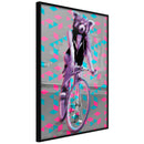 Poster - Extraordinary Cyclist  - zwart