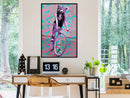 Poster - Extraordinary Cyclist  - zwart