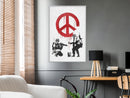 Poster - Banksy: CND Soldiers II  - wit