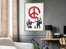 Poster - Banksy: CND Soldiers II  - goud