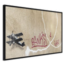 Poster - Banksy: Love Plane  - zwart