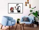 Poster - Banksy: Mario and Copper  - zwart