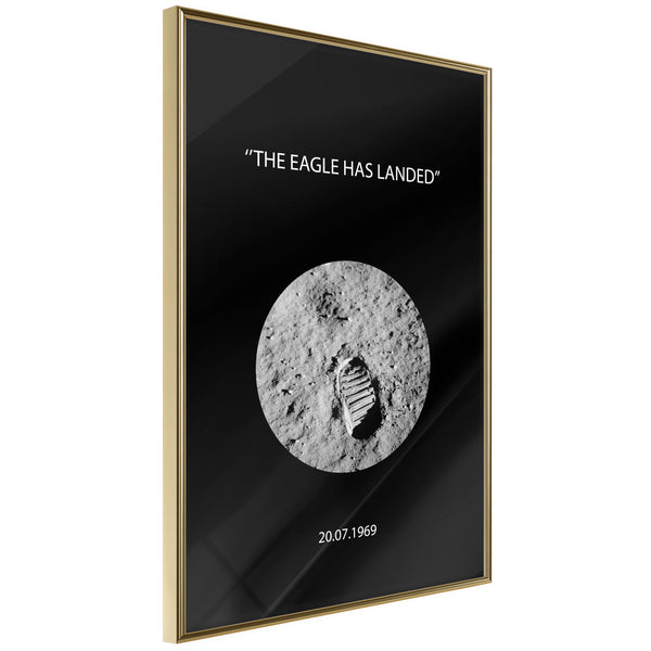 Poster - Small Step  - goud
