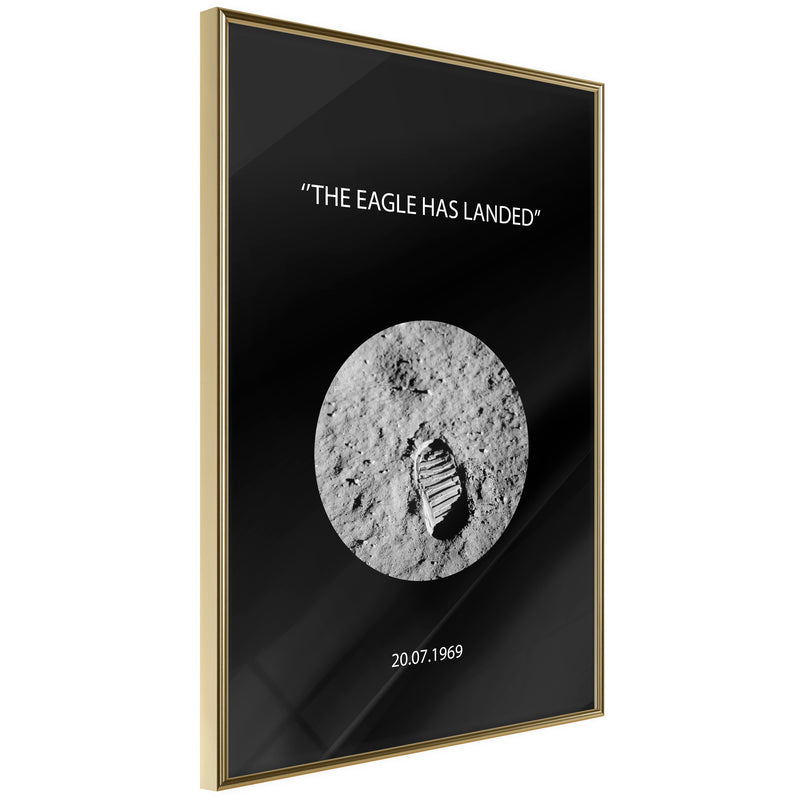 Poster - Small Step  - goud