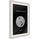 Poster - Small Step  - wit passepartout