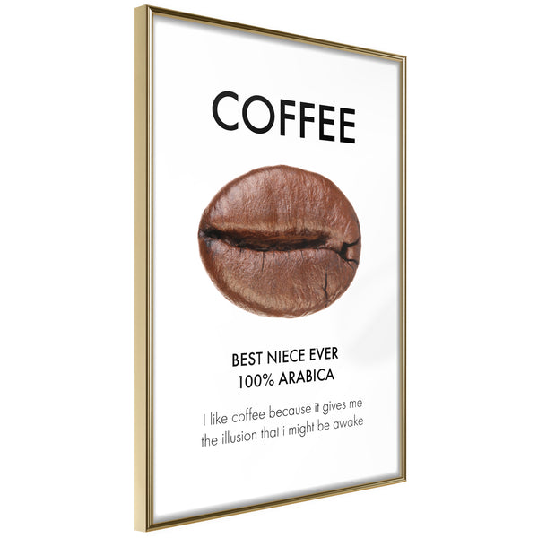 Poster - Coffee I  - goud