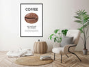 Poster - Coffee I  - zwart