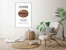 Poster - Coffee I  - wit