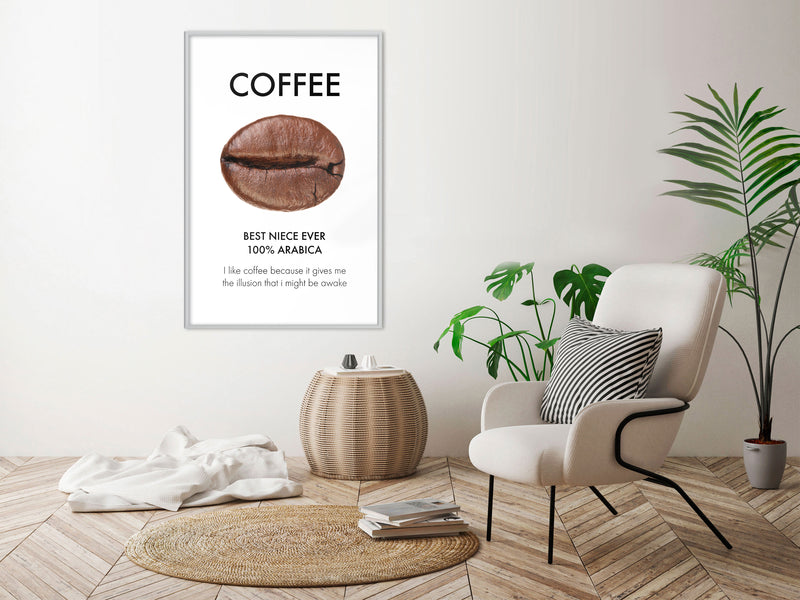 Poster - Coffee I  - wit